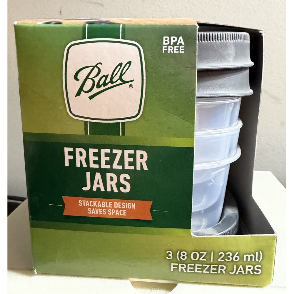 Ball 8 Oz Freezer Jars (3-Pack)